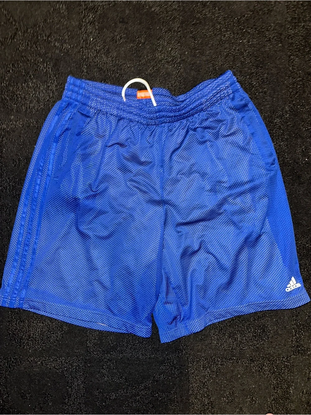 Adidas Men’s Royal Blue Mesh Athletic Basketball Shorts